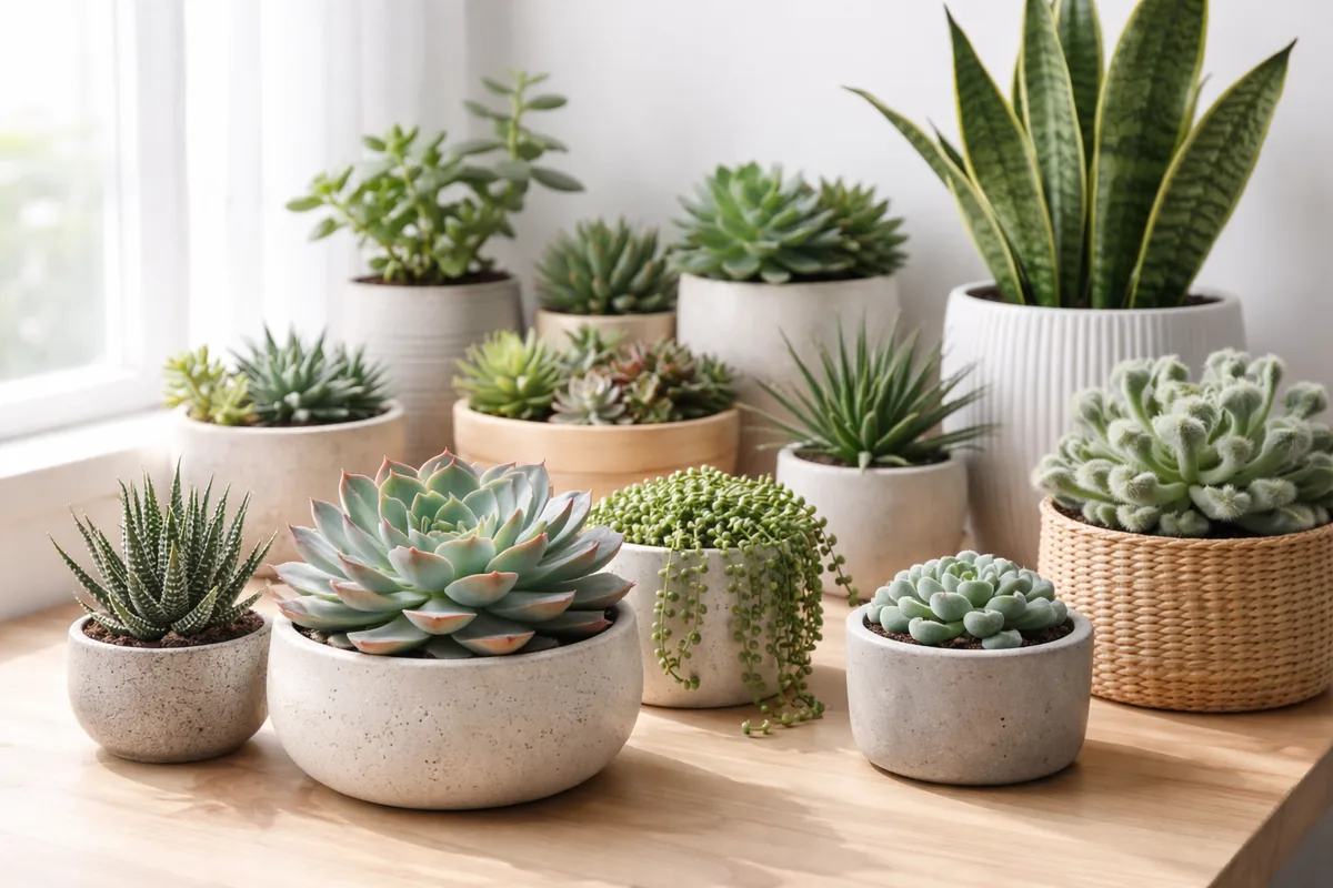 Comment choisir les succulentes adaptées à votre espace intérieur