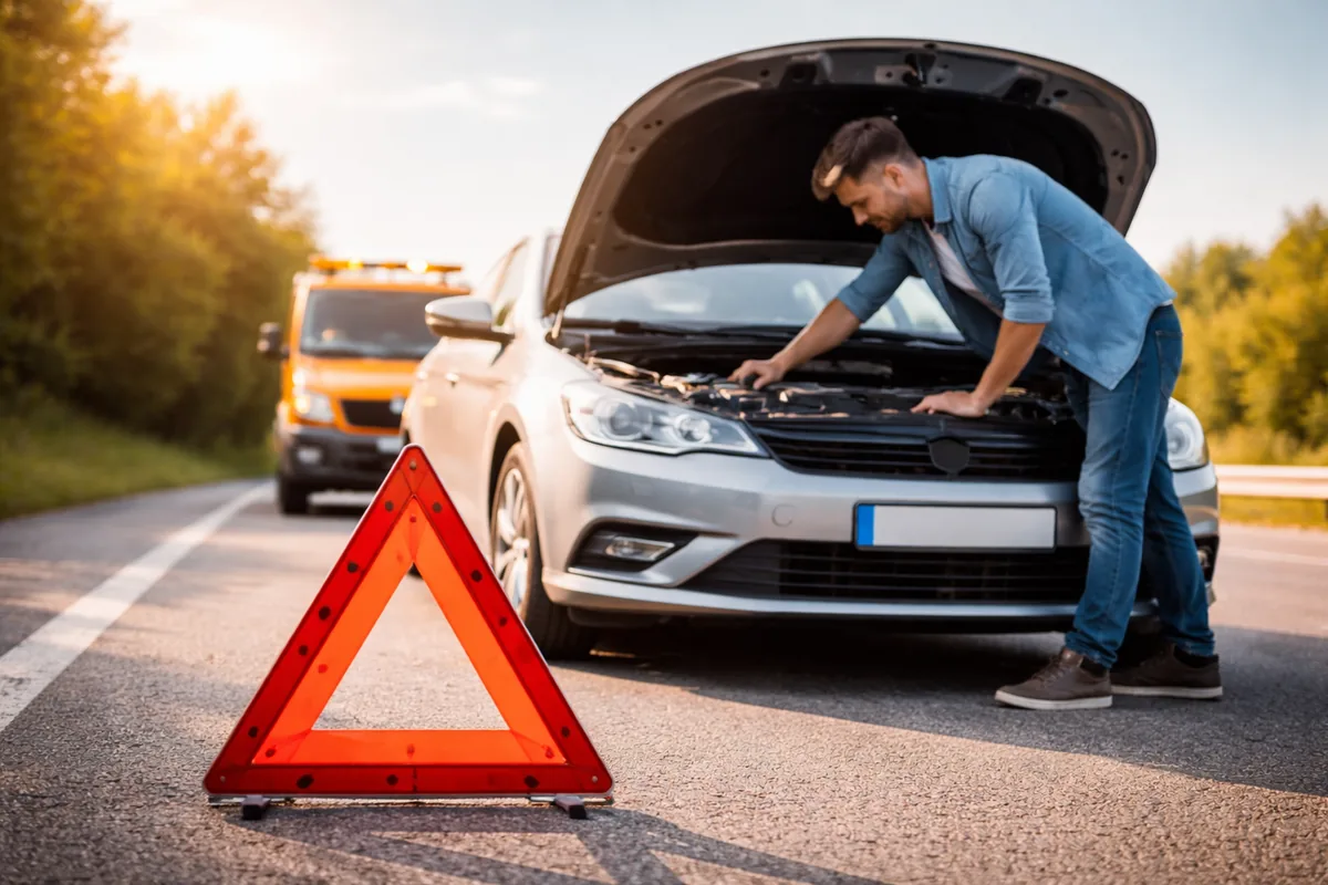 Comment procéder à un dépannage d'urgence de sa voiture sur la route