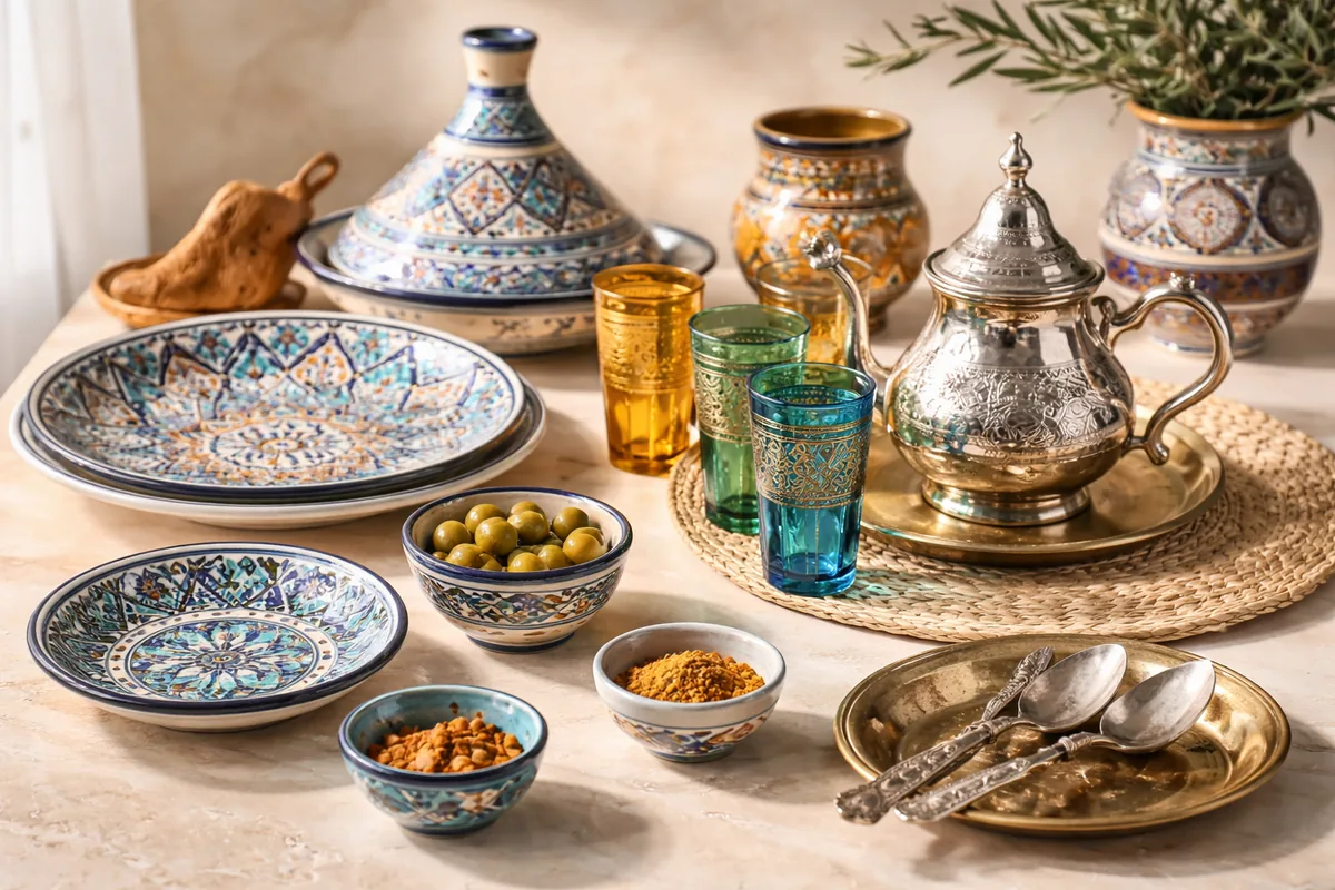 Comment choisir des objets d'art de la table en artisanat marocain ?