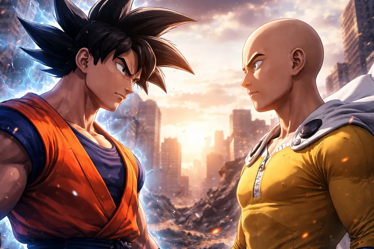 Comment Goku et Saitama se comparent-ils en tant que héros d'anime ?